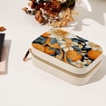 thumbnail image 7 of Tangerine Velvet Portable Earring Holder with Removable Compartment - Gift-Worthy Jewelry Stand and Travel Organizer with Necklace Holder, 7 of 7