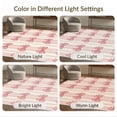 thumbnail image 7 of ODIKA 8'x10' Washable Area Rug Round Ribbon Stripe Boho Vintage Detailing Seamless Pink Coquette Refined for Living Room, Under Sectional, Family , Durable, Non-Slip, 7 of 7