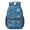 Police and Megaphone Blue Pattern, variant on Police and Megaphone Blue Pattern 17" Waterproof Oxford School Backpacks for Teens, S-Shape Padded Straps, for School, Travel, Hiking, Camping