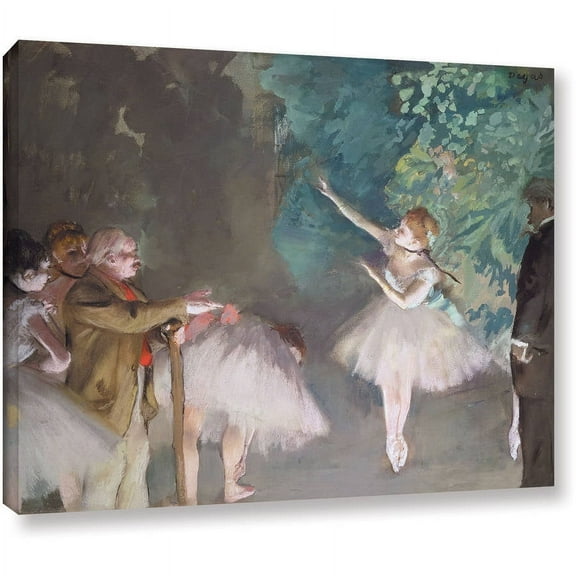 Edgar Degas "Ballet Rehearsal" Gallery-wrapped Canvas