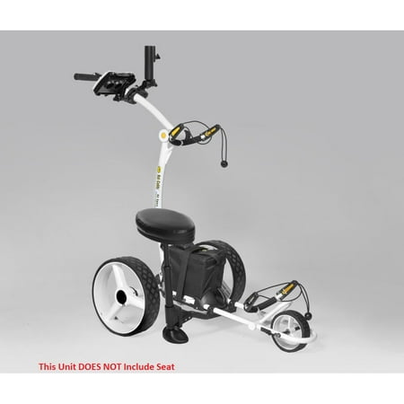 Golf Caddy Pouch - Bat Caddy X4 Sport Manual Electric Golf Bag Cart White 12V 35Ah Battery