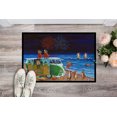 thumbnail image 2 of Corgi Beach Party Bus Fireworks Door Mat, Indoor Rug or Outdoor Welcome Mat 24x3, 2 of 4
