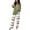 Green, variant on ChicMe Pajamas for Womens Letter Print Round Neck Short Sleeve Tops and Tie Dye Elastic Waist Pants Loose Fit Casual Sleepwear Set Green-l
