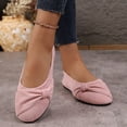 thumbnail image 5 of Flats for Women Trendy Casual Closed Round Toe Bowknot Dress Shoes, 5 of 6