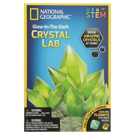 National Geographic Glow-In-The-Dark Crystal Lab Kit