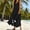 Black, variant on Women's Summer Cotton Linen Long Dress Sleeveless Elegant Flowy Dresses Sleeveless Summer Dresses V Neck Casual Embroidery Print with Pockets(Black,S)
