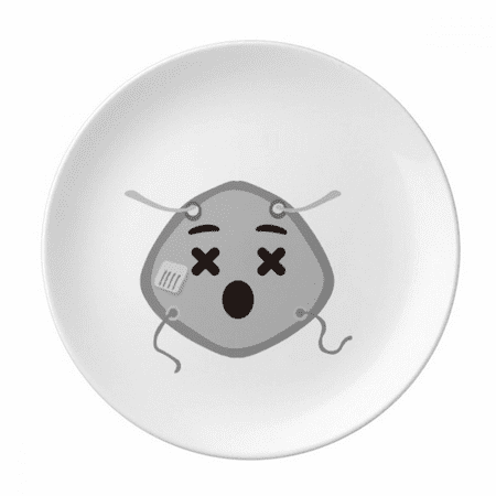 

Fainted Dazed Confused Head Expression Plate Decorative Porcelain Salver Tableware Dinner Dish