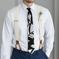 thumbnail image 3 of Men’s Ethnic Tie – Tribal & Hippie Design, Skinny Necktie for Bohemian Fashion Lovers, 3 of 6