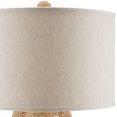 thumbnail image 6 of Satin Black Abaca Rope Karnak Table Lamp Barry Goralnick, 6 of 7