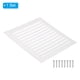 thumbnail image 3 of Uxcell 10"x10" Ventilación de gablete de aluminio, cubierta de salida de pared exterior, rejilla de aire HVAC con malla de louver, 3 of 6