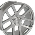 thumbnail image 4 of OE Wheels DG51 22 Inch Rims and Tires Fit Ram SRT Style 5x139.7 22x10 Chrome - Hollander 2223 - Eagle Sport AS 285/45-22 (Set of 4), 4 of 5