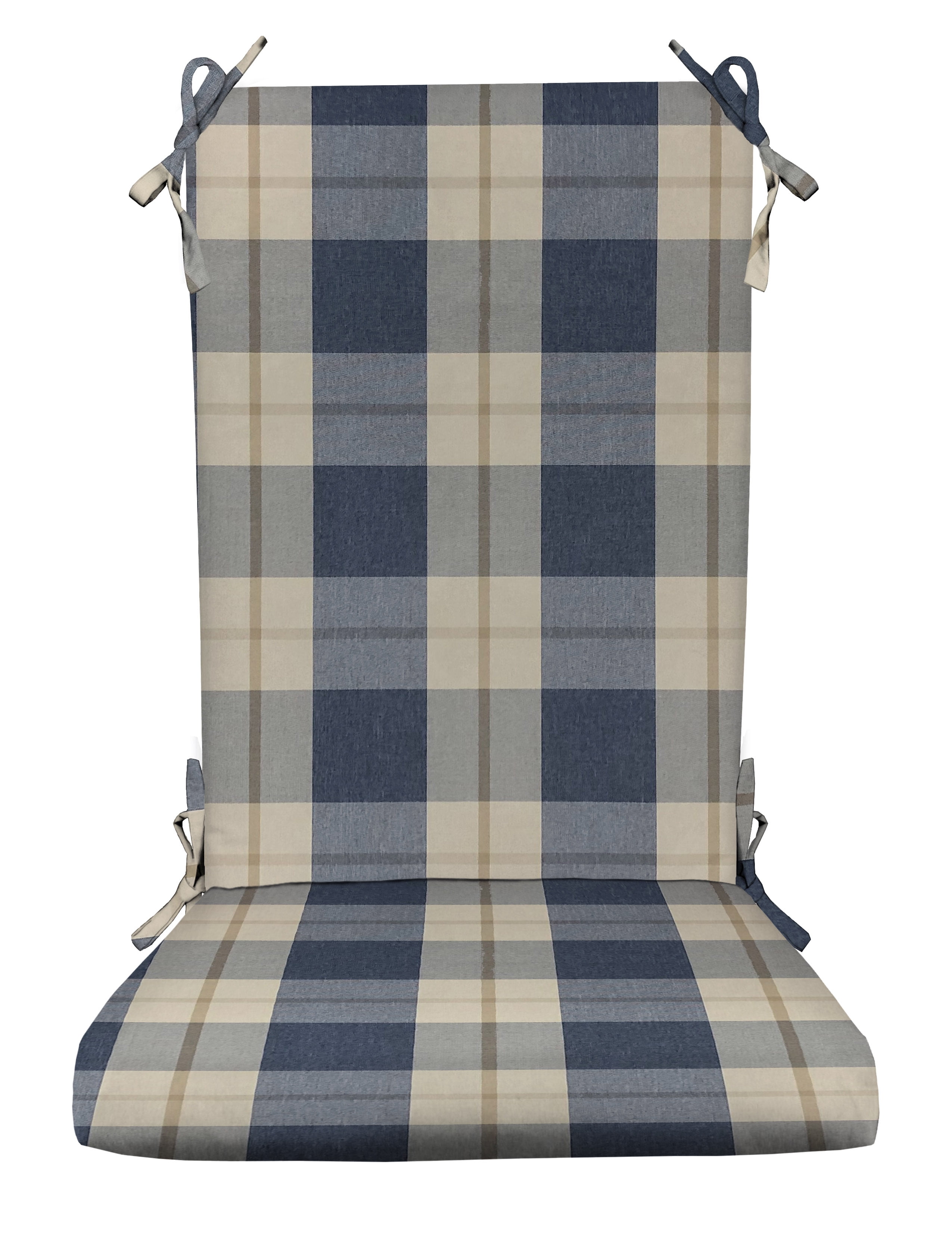 RSH Décor Indoor Outdoor Foam Rocker Rocking Chair Pad Cushions, Fits