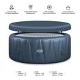 thumbnail image 3 of Wave Atlantic 6-Person Round Inflatable Hot Tub | 130-Jet Massage & Eco Heater | Navy | EnergySave Bundle, 3 of 7
