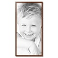thumbnail image 2 of ArtToFrames 18" x 37" Walnut Picture Frame, 18x37 inch Brown Wood Poster Frame (WOM-4215),  Pack, 2 of 8