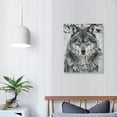 thumbnail image 4 of Nawypu Wolf Wall Art Wolf Pictures Wall Decor Inspirational Wolf Poster Canvas Prints Paintings Home Office Decorations for Bathroom Kitchen Bedroom Living Room Framed, 4 of 5