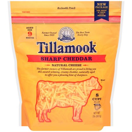 tillamook cheese cheddar shredded sharp