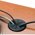 thumbnail image 5 of 4pcs Cable Thread Cover Table Cable Pass-Through Desk Table Round Cable Cover For office furniture table computer desk black, 5 of 5