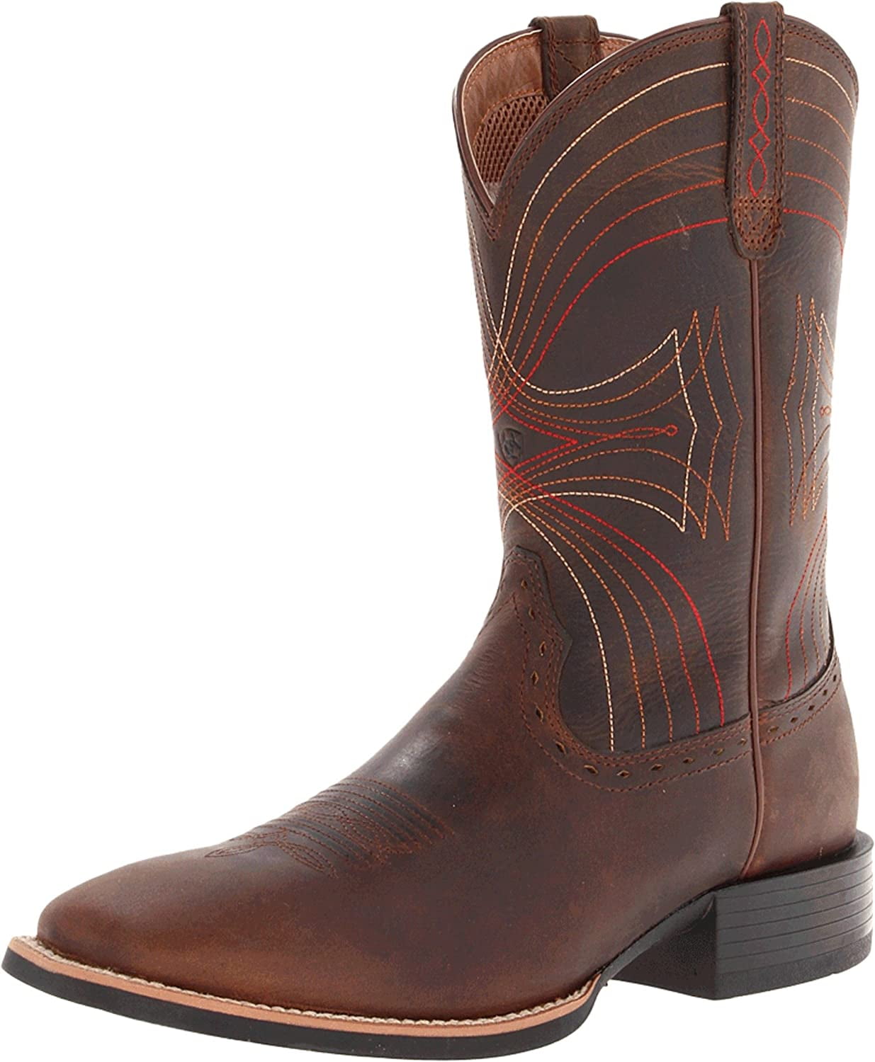 ariat square toed cowboy boots