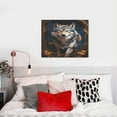 thumbnail image 4 of Logiee Oil Painting Tribal Wolf Print Canvas Wall Art ,Art Poster,Canvas Decorative Picture,Decor Wall Pictures for Living Room Bedroom Bathroom,Ready to Hang, 4 of 6