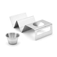 thumbnail image 5 of Taco Holder Stands Stainless Steel with Easy-Access Handle, Oven, Grill, and Dis, 5 of 10