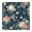 Pioneer Flower Floral-2, variant on Pioneer Flower Floral Print Pattern Square Fitted Tablecloth with Elastic Edge,Square Table Cover,Washable Elastic Table Cover for Home Kitchen Party Decor 34"x34"