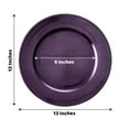 thumbnail image 3 of Efavormart 6 pcs 13" Purple Beaded Round Charger Plates for Tabletop Decor Holiday Wedding Catering Event Decoration, 3 of 11