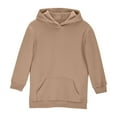 thumbnail image 4 of EnJoCho Chandail à Capuche pour Filles Printemps et Automne, Manches Longues Colorblock Décontracté avec Poches, Chandail pour Enfants, 4 of 9