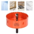 thumbnail image 4 of HSS Hole Saw, Hole Saw  Impact Resistant Teeth Rustproof Efficient Drilling  For Making Cornhole Boards 3 25/32in95mm, 4 of 8