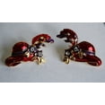 thumbnail image 3 of Red Hat Club Lapel Pin, Red Hat Club Post Earrings Fashion Red hat Brooch and Earrings Set, 3 of 3