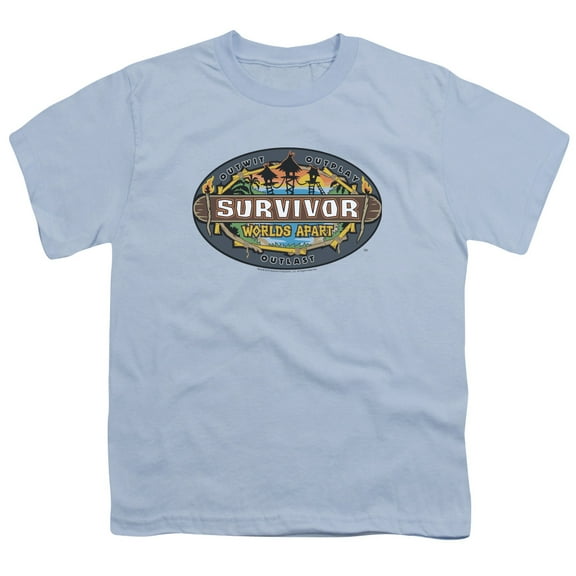 Survivor - Worlds Apart Logo - Youth Short Sleeve Shirt - Small