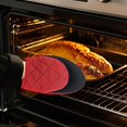 thumbnail image 2 of Silicone Heat Oven Gloves Extra Thick Non-Slip Kitchen For Baking Cooking & Microwave Use, 2 of 4