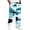 Blue, variant on Cargo Pants for Men All Over Camo Pattern Loose Baggy Cut Multi Storage Pockets Stretch Pull On Daily Street Trousers White 4XL