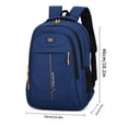 thumbnail image 2 of 1pc Simple Fashion Men And Women Couple Backpack, Solid Color Backpack, School Season Gift, Large Capacity Burden Reduction Student Backpack, 2 of 5