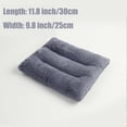 thumbnail image 3 of 2 Pack Guinea Pig Washable Bed Mat, Warm Fleece Pad for Bunny, Rat, Hedgehog, Chinchilla, Reusable Soft Rabbit Bedding& Accessories 9.8’*11.8’ Black White, 3 of 4