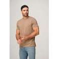 thumbnail image 3 of Milltex Men’s Lightweight Premium Cotton T-Shirt | 100% Combed Cotton, Short Sleeve Tee with Side Seam, Shoulder Taping & Soft Hand Feel, 3 of 4