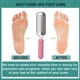 thumbnail image 4 of Lima para pies, exfoliante de pies desmontable de acero inoxidable, removedor de durezas para pies húmedos y secos, color rosa, 4 of 5