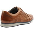 thumbnail image 3 of JUSTINREESS Paddy Men's Lace Up Leather Casual Shoes In Brown Size 8, 3 of 6