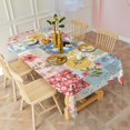 thumbnail image 3 of Pioneer Flower Floral Print Pattern Rectangle Tablecloth 60"x102", Waterproof Polyester Table Cloth, Wipeable Spillproof for Dining Camping Indoor Outdoor, 3 of 6