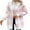 B_Pink, variant on Sawvnm Plus Size Coat Women Fashion Winter Coat Long Sleeve Plaid Faux Shearling Oversized Jacket Pink S