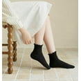 thumbnail image 2 of Womens Socks,Casual Ruffle Ankle Socks Breathable Cotton Cute Crew Frilly Sock 6 Pack, 2 of 7
