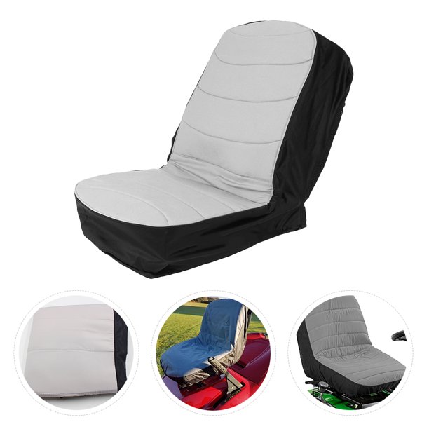 Riding Lawn Mower Seat Cover, Universal Lawn Mower Tractor CoverGray