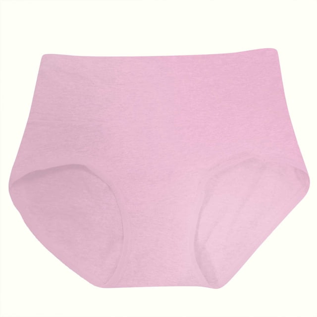 AWZXDE Womens Panties High Waisted Plus Size Solid Color Briefs Comfortable Daily Underwear 2026 Purple,M