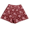 thumbnail image 6 of Rezuofi 1 Pcs Women's Floral Jacquard Shorts High Waisted Boho Summer Shorts with Pocket, 6 of 7