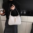 thumbnail image 2 of Bolso Hombro Women PU Axila Bag Hobo () White, 2 of 9
