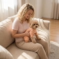 thumbnail image 5 of Dog Pajamas for Small Medium Large Dogs, Soft Stretch Breathable Pet Pjs, Lightweight Pet Clothes for Boy Girl Dogs & Cats(L,Saffron), 5 of 6