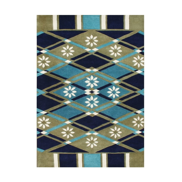 Handmade New Zealand Blend Wool Area Rug