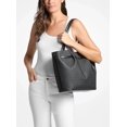 thumbnail image 4 of Michael Kors Carson Large Signature Logo Tote Bag Black MK, 4 of 5