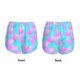 thumbnail image 3 of Balery Purple Dragon Scales Pantalones cortos deportivos para mujer con forro y dos bolsillos, elásticos, para entrenamiento, gimnasio, yoga-XX-Large, 3 of 7