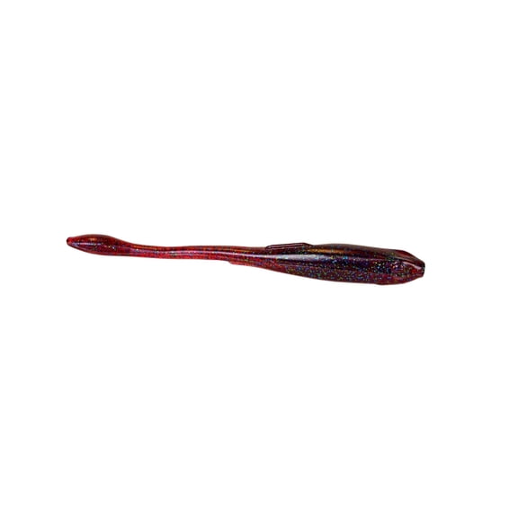 6th Sense Glitch 3.8 in Soft Plastic Bass Fishing Lure Flat Belly Baitfish Design 10 Pack Made in USA