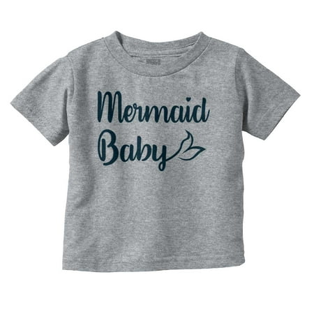 

Mermaid Baby Ocean Sea Princess Youth T Shirt Tee Girls Infant Toddler Brisco Brands 2T